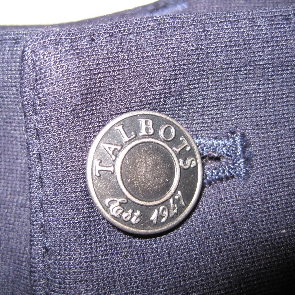 Talbots petite navy blue pants sz 14P - Picture 3 of 9